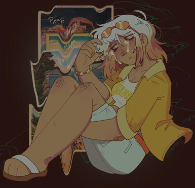 [Fullbody, Cell Shaded] Knellverse Himari Yumegawa [herbfort].
